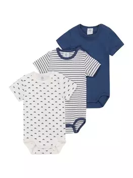 Комбинезон/боди Sanetta, синий/белый