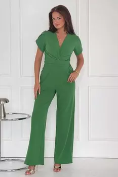 Комбинезон Bridget Twist с разрезом спереди на рукаве Girl In Mind, зеленый