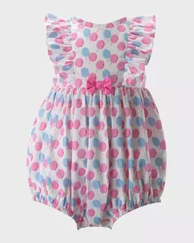 Комбинезон Bubble с оборками из сахарной ваты для девочек, размер 3–24 мес Rachel Riley, цвет Pink