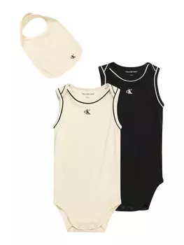 Комбинезон Calvin Klein, бежевый/черный