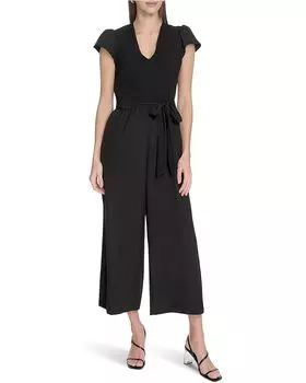 Комбинезон Calvin Klein Smocked Commuter Jumpsuit, черный