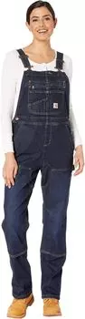 Комбинезон Carhartt Denim Double Front Bib Overalls, цвет Midnight Sky