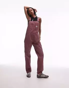 Комбинезон Carhartt WIP цвета пыльно-розовый