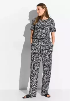 Комбинезон Cecil из вискозы, черный