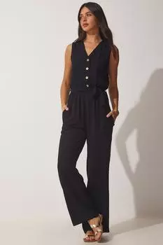 Комбинезон - Черный - Классический крой Happiness stanbul, черный