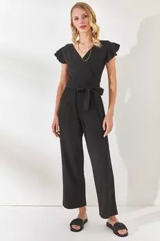 Комбинезон - Черный - Классический крой Olalook, черный