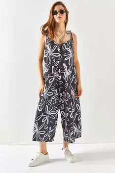 Комбинезон - Черный - Классический крой Olalook, черный