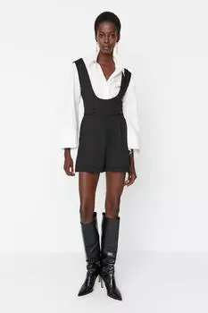 Комбинезон - Черный - Классический крой Trendyol, черный