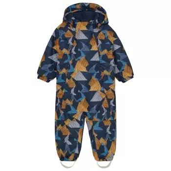 Комбинезон Color Kids Coverall with 2 Zip AOP, цвет Orange Pop