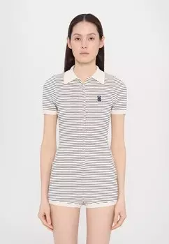 Комбинезон COMBI MAILLE RODERIE LOGO sandro, молочный