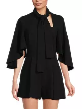 Комбинезон Coralia с расклешенными рукавами Black Halo, черный