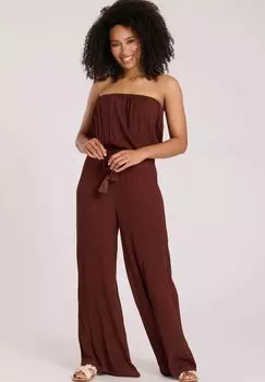 Комбинезон CRINKLE STRAPLESS South Beach, коричневый