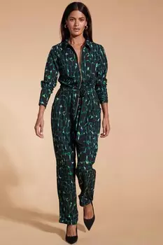 Комбинезон Dancing Roxanna с леопардовым принтом Dancing Leopard, синий