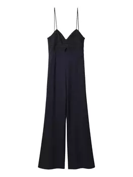 Комбинезон Desigual Jumpsuit Crochet, черный