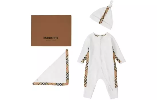 Комбинезон детский Burberry, белый