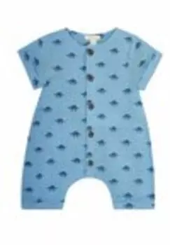 Комбинезон DINOSAUR CHEESE BUTTON FRONT REGULAR FIT Jojo Maman Bb, синий
