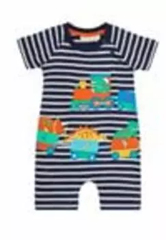 Комбинезон DINOSAUR TRAIN APPLIQUE REGULAR FIT Jojo Maman Bb, синий