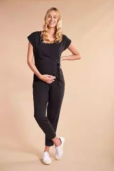 Комбинезон для беременных и кормящих женщин из органического хлопка Frugi, черный