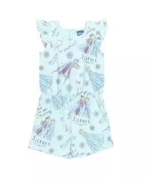 Комбинезон для девочек Princess Moana Mulan Ariel Cinderella Belle Disney, синий