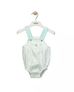 Комбинезон для девочки с карманом и принтом Freedom BABID, зеленый