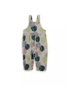 Комбинезон для девочки с принтом и регулируемыми бретелями KNOT, мультиколор