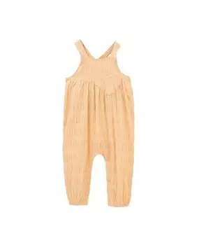 Комбинезон для девочки с вышивкой желтого сердца Dadati, желтый