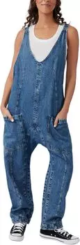 Комбинезон для хайроллеров Free People, цвет Sapphire Blue