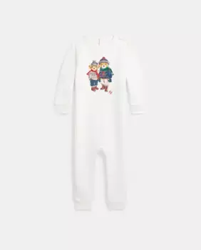Комбинезон для мальчика с парой Polo Bear Polo Ralph Lauren, цвет Crudo