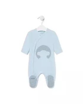 Комбинезон для мальчика с силуэтом медведя Tous, синий