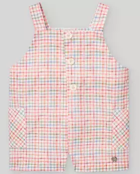Комбинезон для мальчика в клетку с карманами Farm PAZ Rodrguez, мультиколор