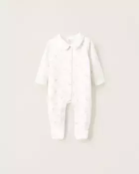 Комбинезон для мальчиков с принтом и термоэффектом Zippy, белый