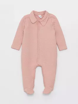 Комбинезон для маленьких девочек с воротником-поло и длинными рукавами LCW baby