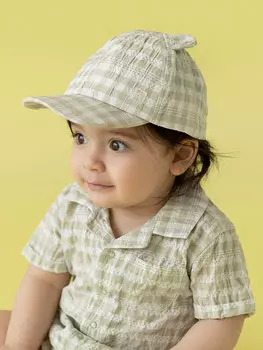 Комбинезон для маленьких мальчиков с воротником-поло и короткими рукавами KANZ