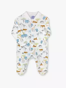 Комбинезон для маленьких мальчиков с круглым вырезом и длинными рукавами LUGG BABY, экрю