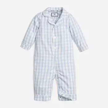 Комбинезон для младенцев Petite plume в клетку J.Crew, синий