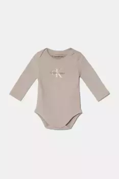 Комбинезон для новорожденного Calvin Klein Jeans, бежевый