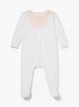 Комбинезон для новорожденных Michael Kors Kids Stretch Cotton, белый