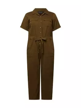 Комбинезон Dorothy Perkins Curve Jumpsuit, коричневый
