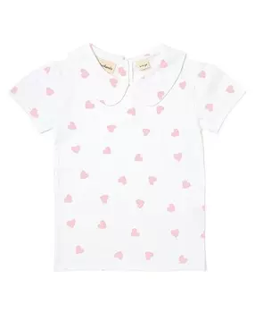 Комбинезон Dotty Футболка с короткими рукавами для девочек «Питер Пэн» — Baby, Little Kid, Big Kid Dotty Dungarees, розовый