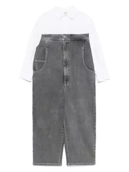 Комбинезон Douuod Kids с многослойным эффектом, серый