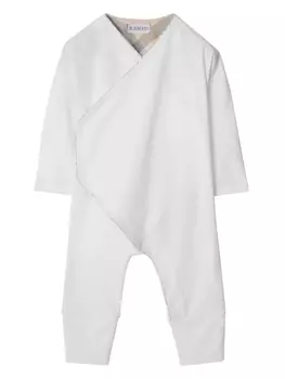 Комбинезон-двойка Burberry Kids, белый