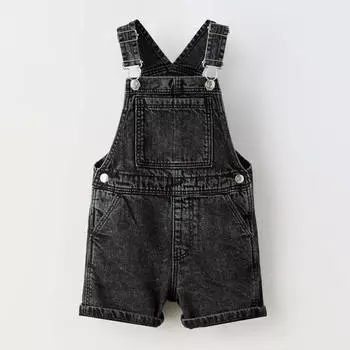 Комбинезон джинсовый Zara, черный