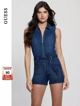 Комбинезон джинсовый женский Guess на молнии, синий