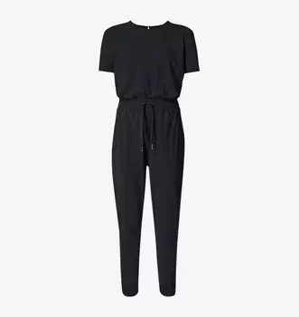 Комбинезон Explorer свободного кроя из эластичной ткани длиной 27 дюймов Sweaty Betty, черный