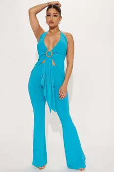 Комбинезон Fashion Nova 10387J, нефритовый