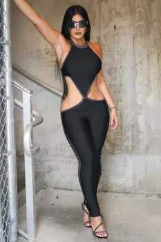 Комбинезон Fashion Nova 74901F, черный