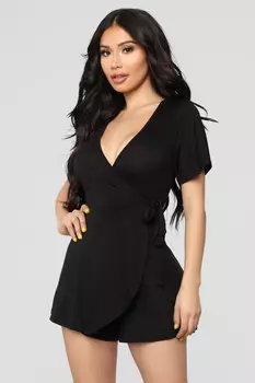 Комбинезон Fashion Nova AR32266A, черный