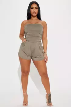 Комбинезон Fashion Nova AR33003A, оливковый