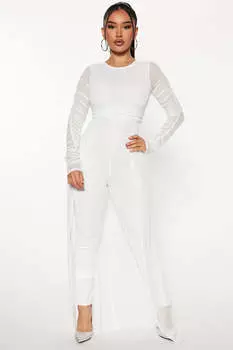 Комбинезон Fashion Nova CAJ8513, белый