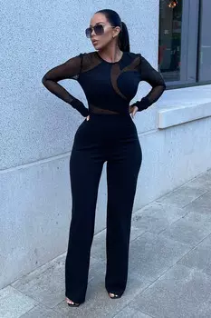 Комбинезон Fashion Nova DM1018, черный